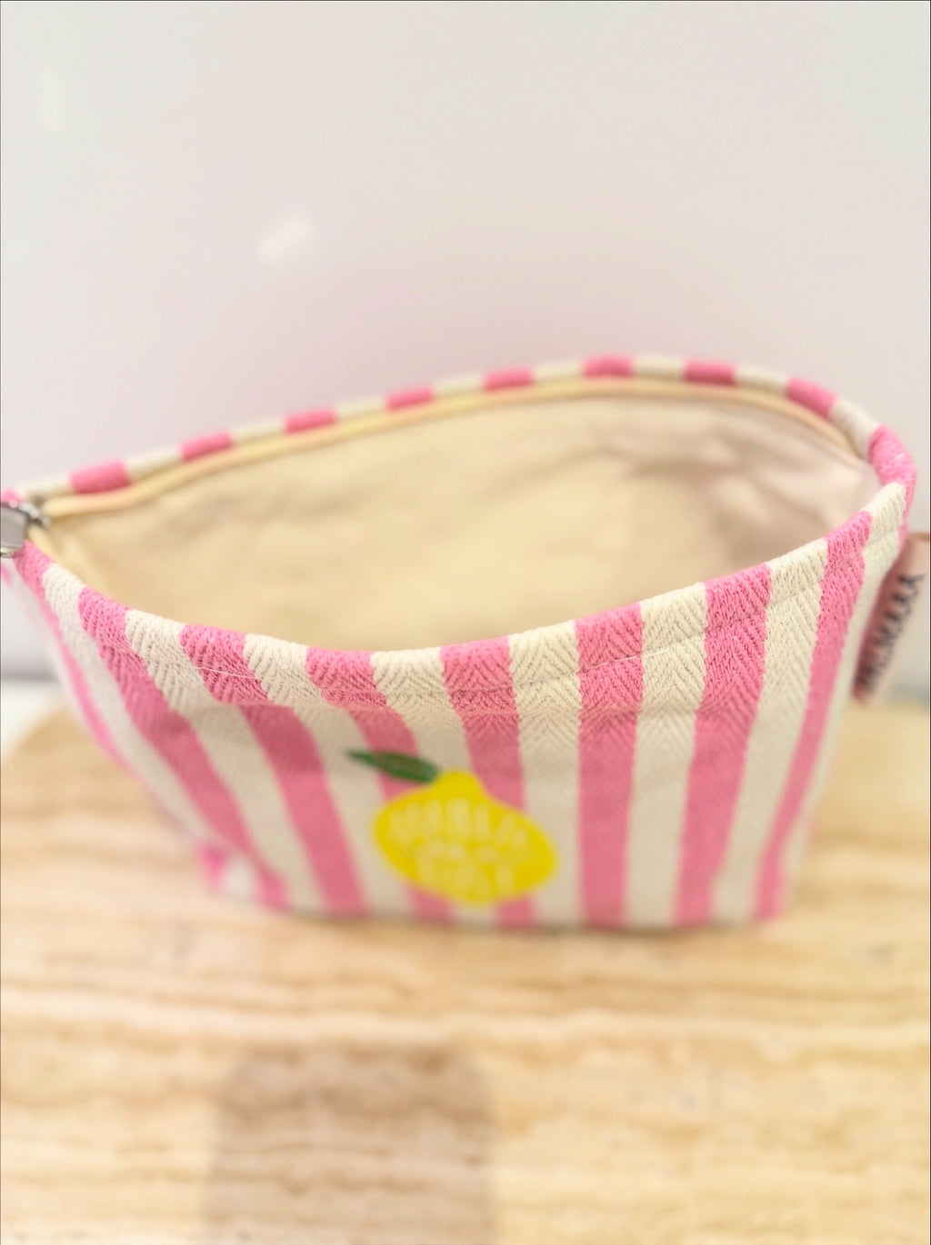 Pink pouch