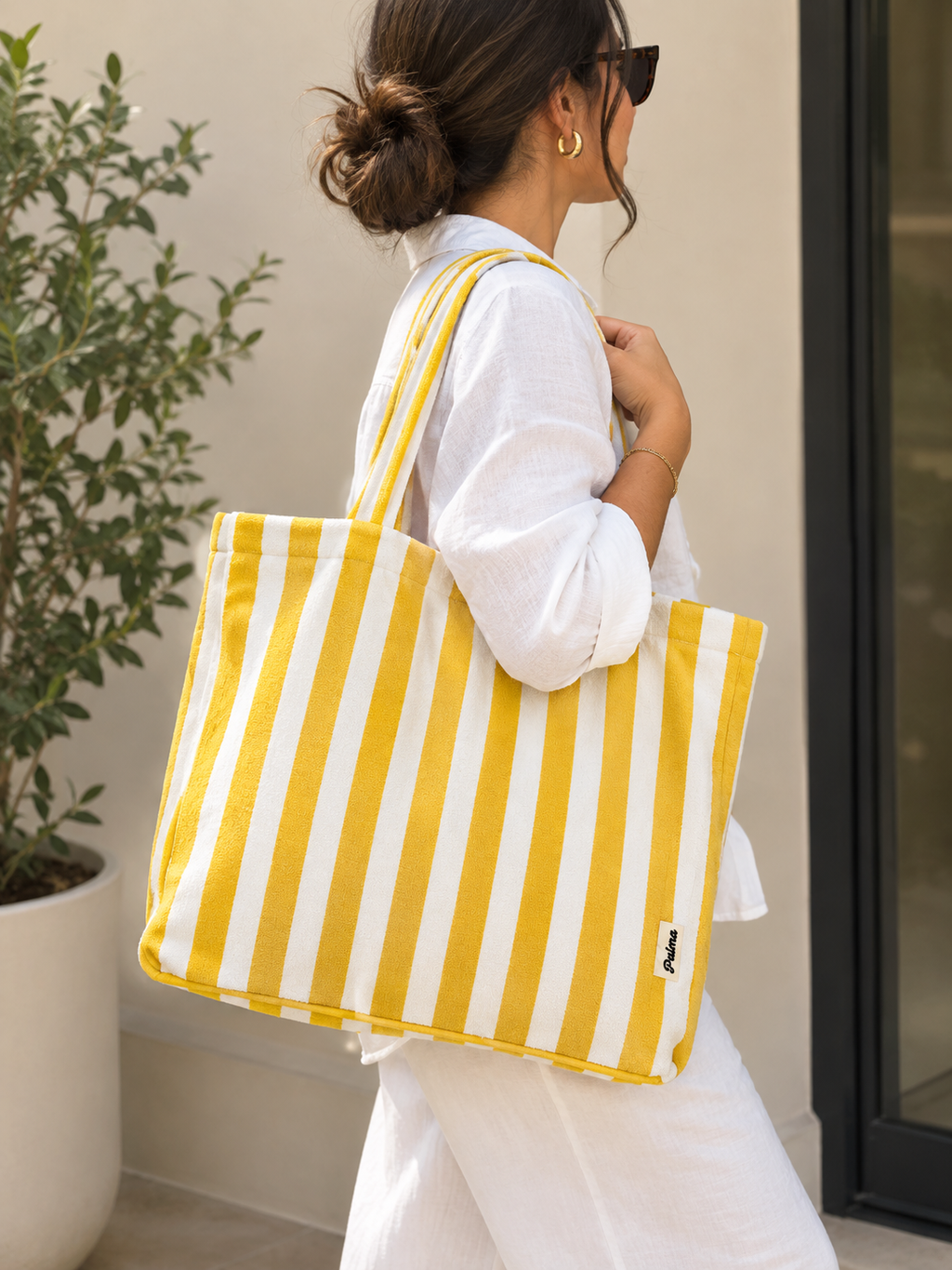 Towel bag set- yellow ☀️
