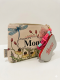 Gift set- personalized clutch & sunglasses case