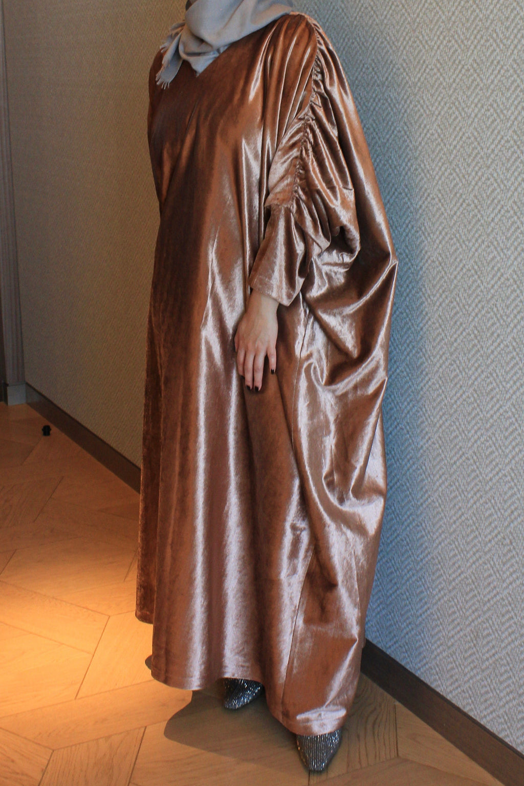 0.2 Dusty rose velvet daraa