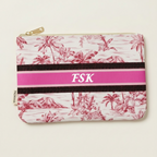 Personalized Clutch - Pink Island