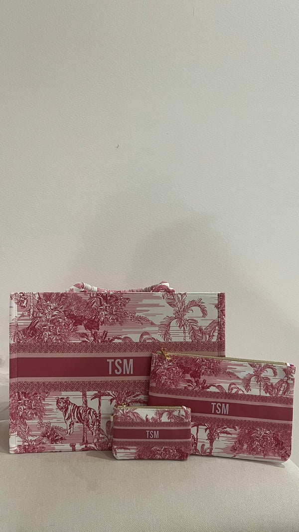 Luxury Canvas Set- Pink safari