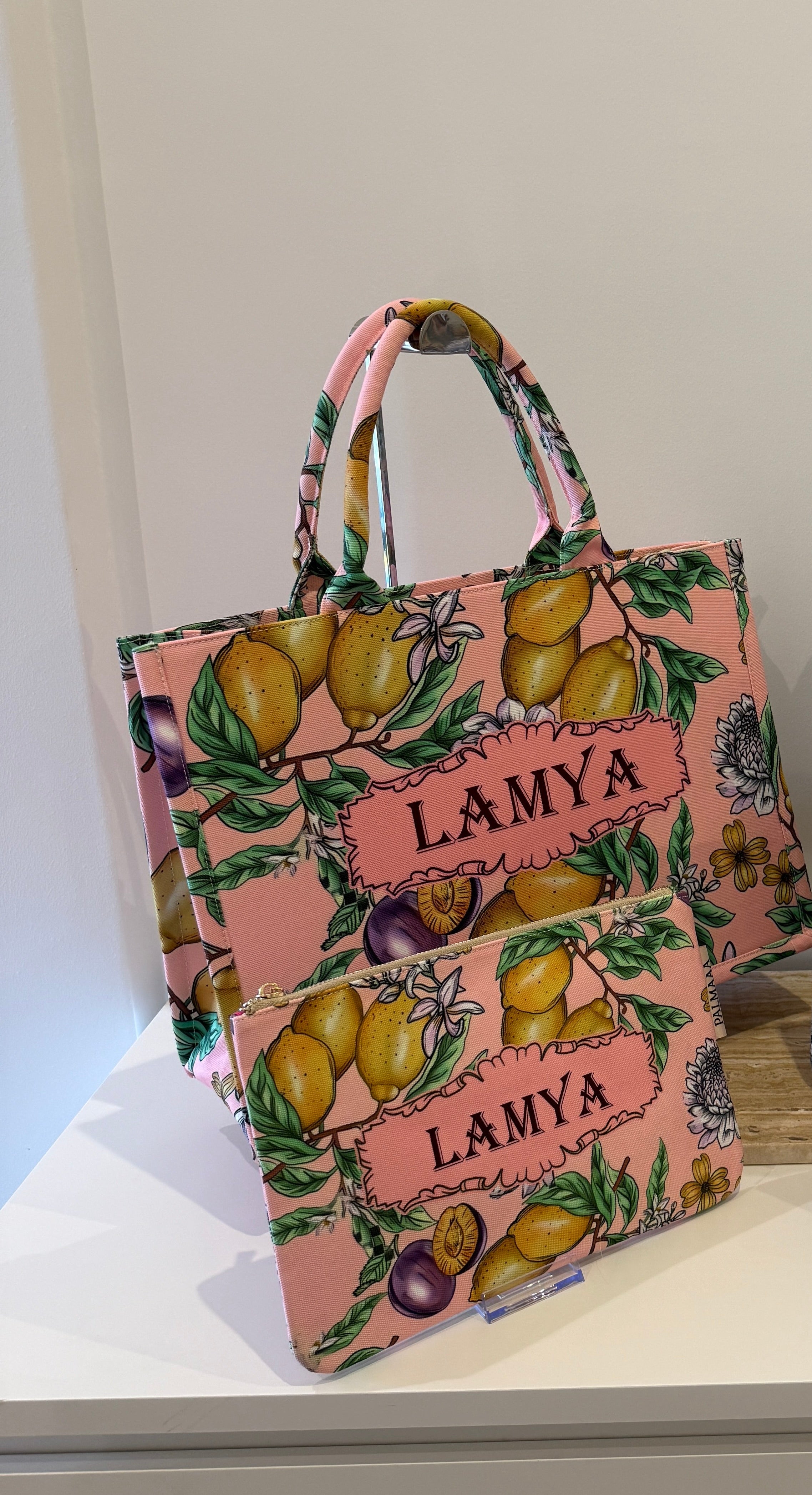 canvas tote bag set