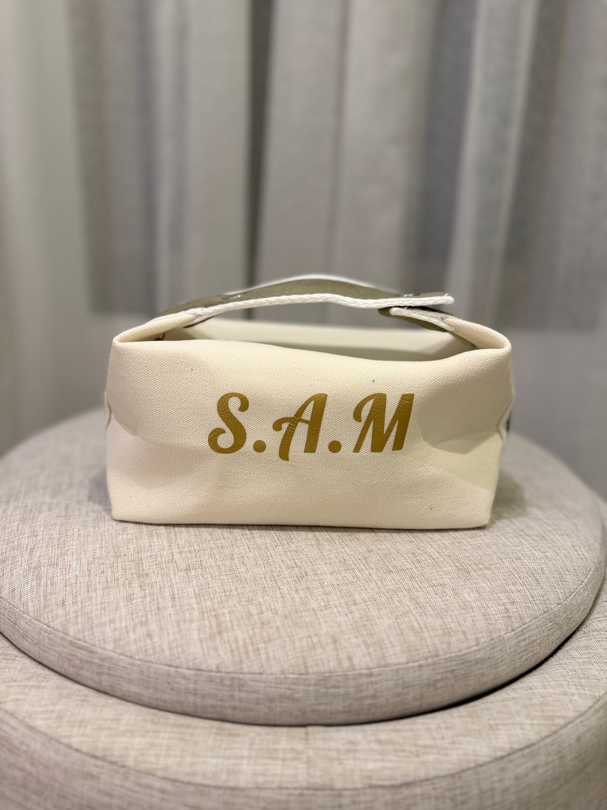 Canvas Pouch -Beige