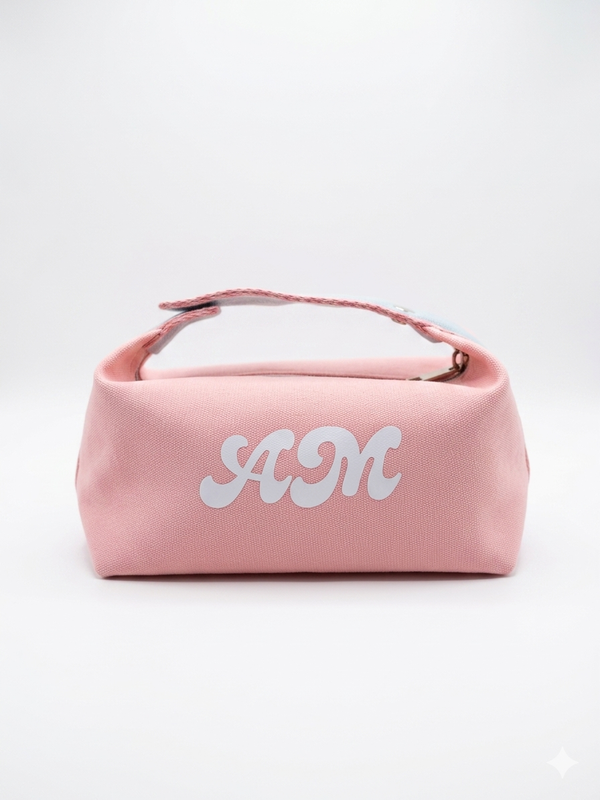 Canvas pouch- Pink