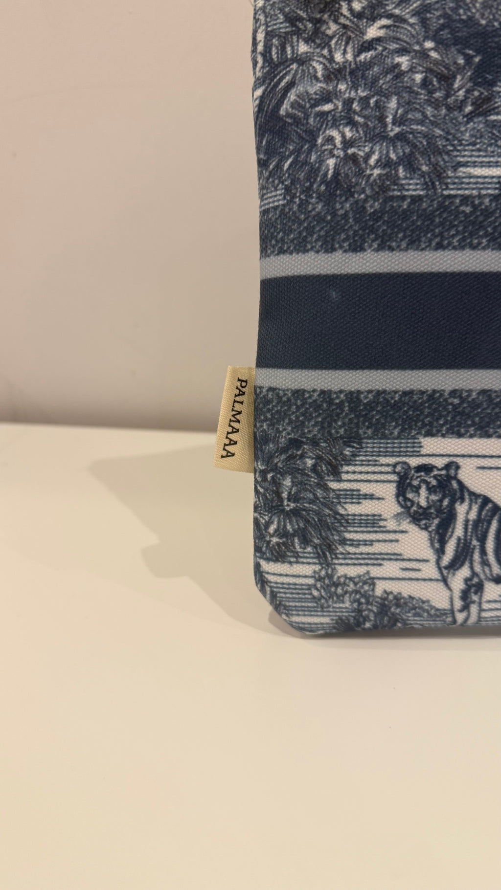 Canvas Clutch - Navy Blue safari