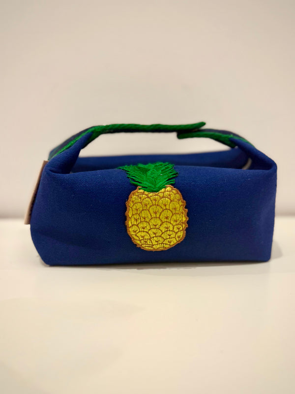 Canvas pouch- pineapple patch