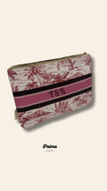 Canvas clutch - Pink
