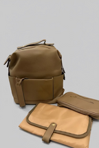 Diaper Stroller Backpack Set – brown