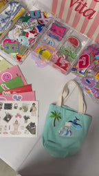 Colorful tote bag